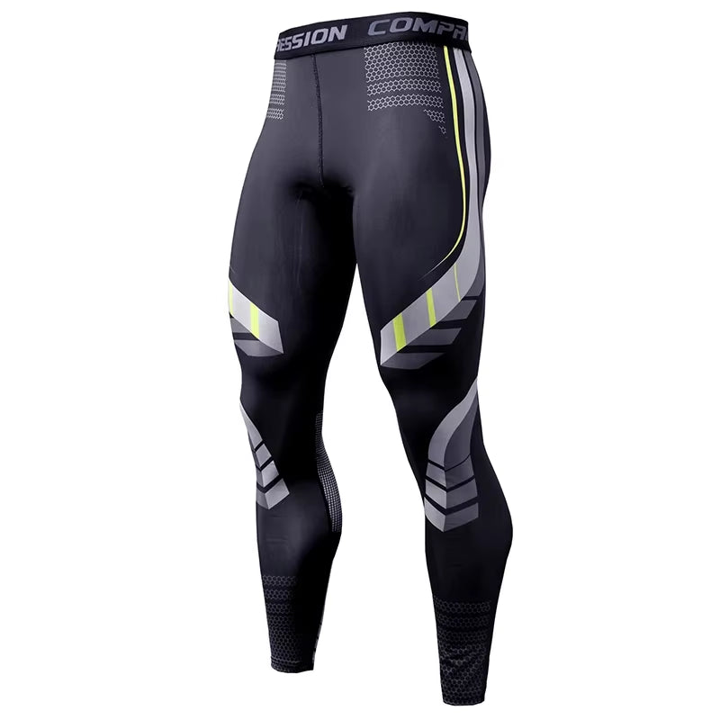 Compression Pants Men Gym Leggings Fitness Running Tights Men Quick Dry Skinny Sport Pants Workout Training Trousers Men Tights