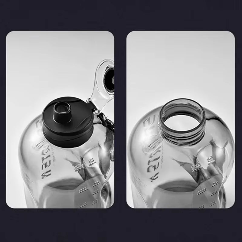 Large Capacity 2.7 Liter Water Bottle Sports Gym Water Kettle Camping Travel BPA Drinking Bottles Portable Plastic Space Cup