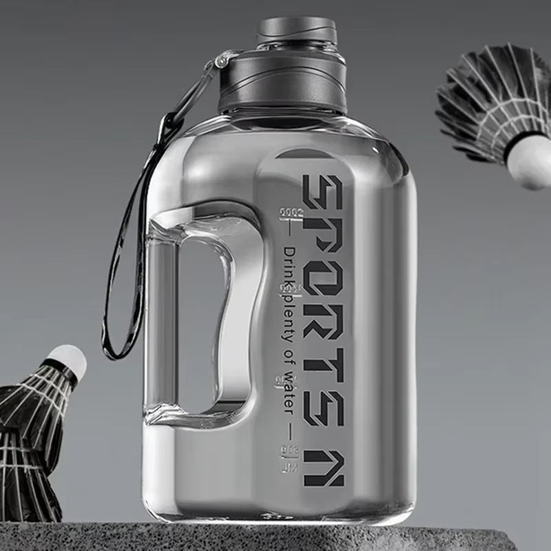 Large Capacity 2.7 Liter Water Bottle Sports Gym Water Kettle Camping Travel BPA Drinking Bottles Portable Plastic Space Cup