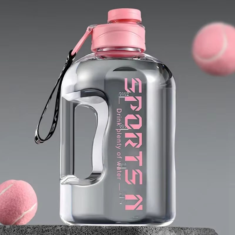 Large Capacity 2.7 Liter Water Bottle Sports Gym Water Kettle Camping Travel BPA Drinking Bottles Portable Plastic Space Cup