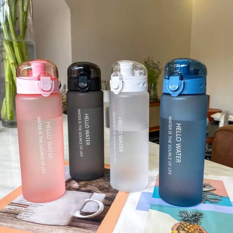 780/1000Ml Plastic Water Bottle for Drinking Portable Sport Tea Coffee Cup Kitchen Tool Kids Water Bottle for School Transparent