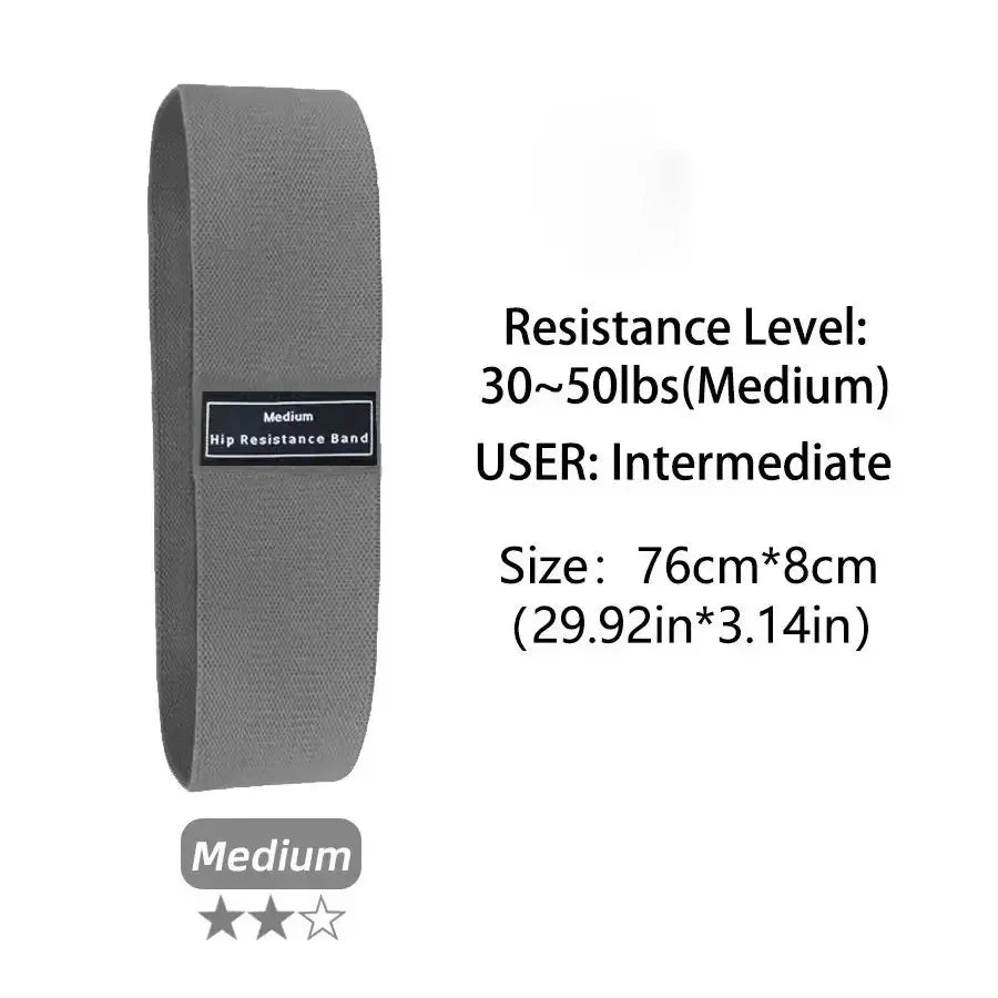 Basic Fabric Resistance Hip Booty Bands Glute Squat Circle Stretch Fitness Strips Loops Yoga Gym Equipment