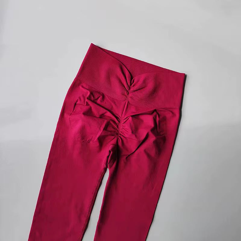High-End Yoga Pants Women Fitness Leggings High Elastic Sports Pants Push up Tights Running Leggings Breathable Gym Leggings