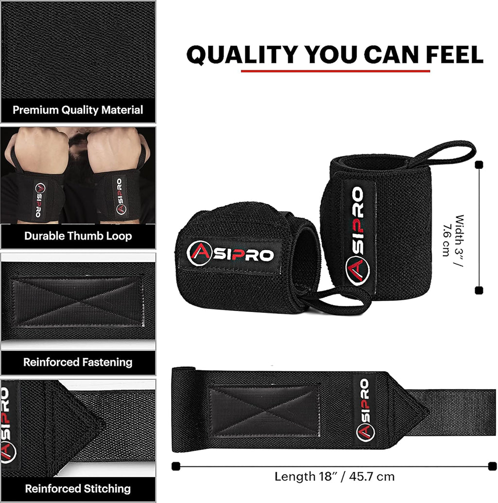 Handgelenk Bandagen Gym 45Cm Profi Wrist Wraps Handgelenkband