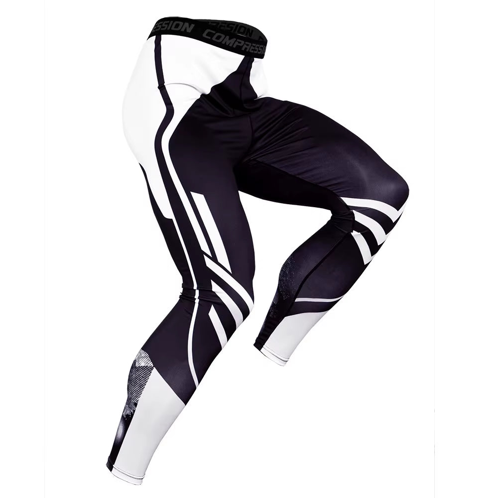 Compression Pants Men Gym Leggings Fitness Running Tights Men Quick Dry Skinny Sport Pants Workout Training Trousers Men Tights