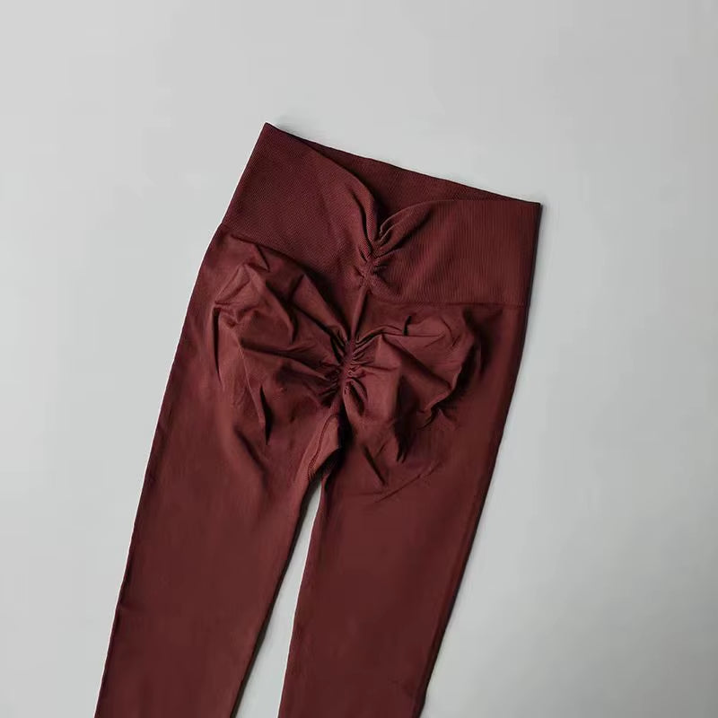 High-End Yoga Pants Women Fitness Leggings High Elastic Sports Pants Push up Tights Running Leggings Breathable Gym Leggings