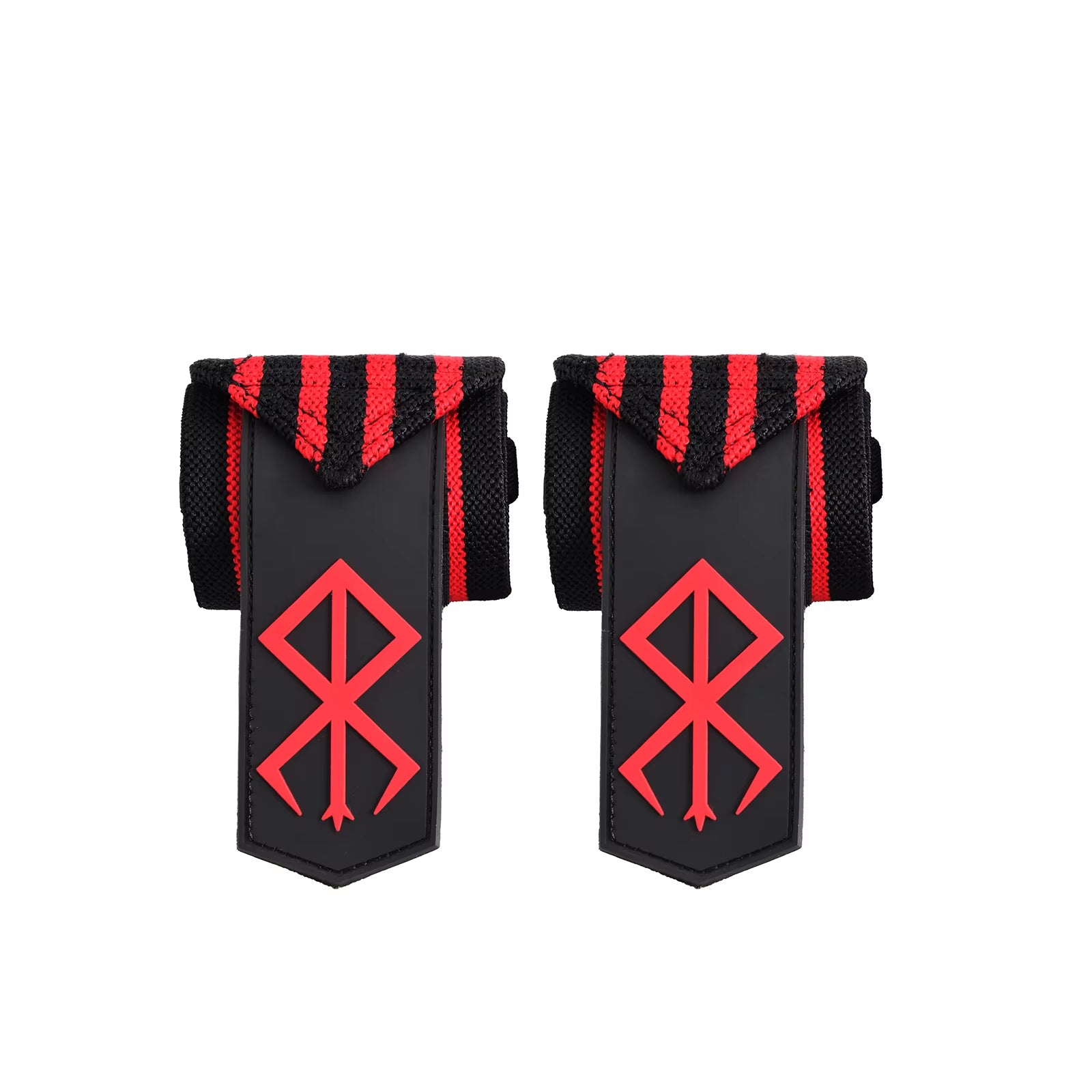 Gym Anime Sports Weight Lifting Wrist Wraps,Berserk Wristband Support , Heavy Duty Training Lifting Straps, Powerlifting